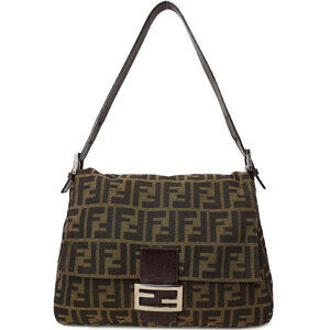 FENDI Zucca Mamma Bucket Semi Shoulder Bag